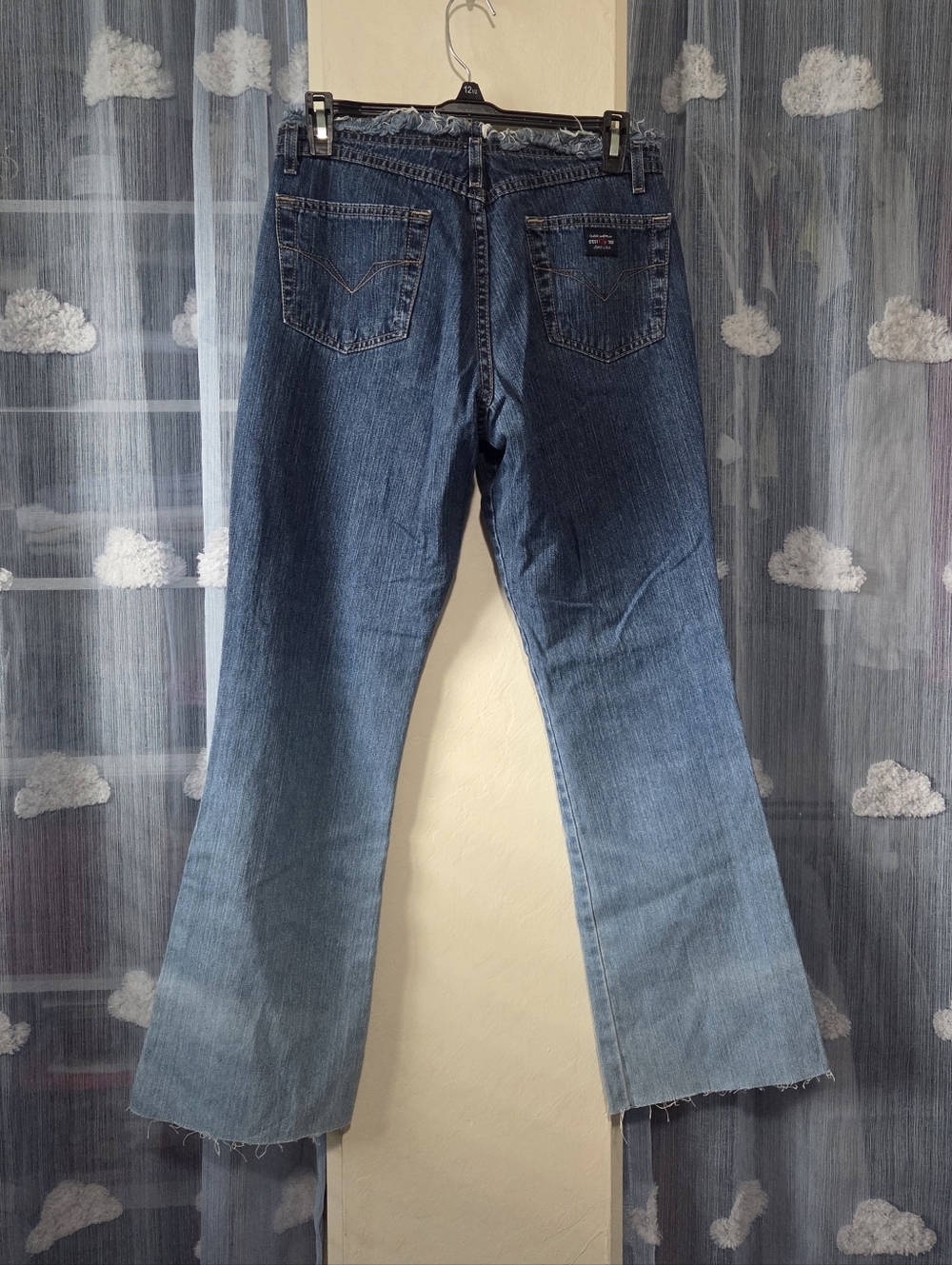 Vintage C'est Toi Ombre Flared Jeans - Picture 5 of 9